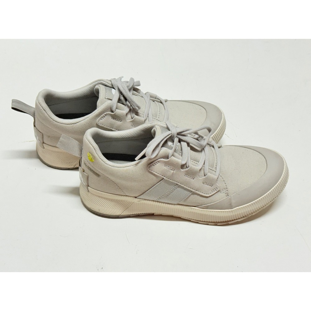 Sorel Out N About Waterproof Sneakers Light Gray Casual Lace Up‎ Women Size 9